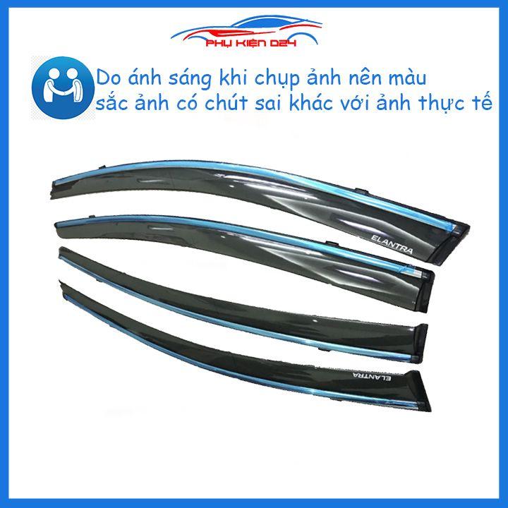 Vè mưa Elantra 2016-2017-2018-2019-2020 vè chỉ mạ che mưa bảo vệ xe