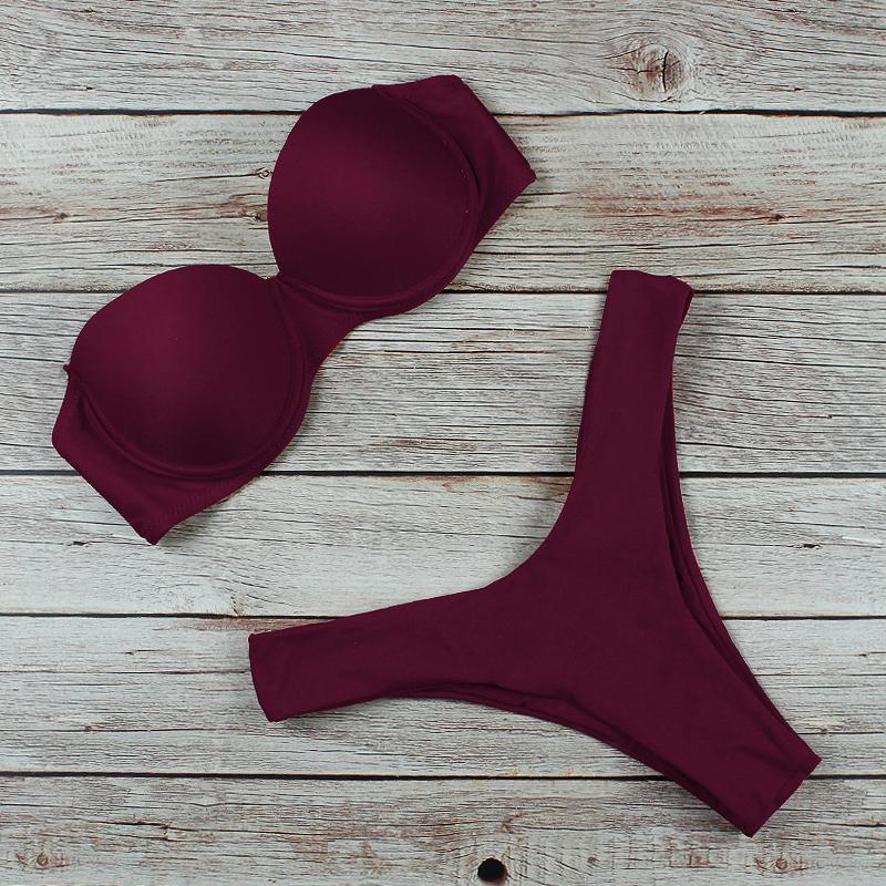 Cao Cấp Gợi Đồ Bơi Bikini Nữ Đồ Bơi 2021 Da Báo Brasil Bikini Bộ Đẩy Lên Áo Tắm Nữ Mùa Hè Đi Biển L