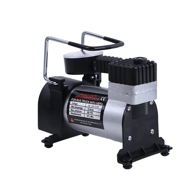 Thuận lợi nhất máy bơm không khí ô tô di động điện cao áp xi lanh đơn 12 V bơm lốp ô tô khẩn cấp