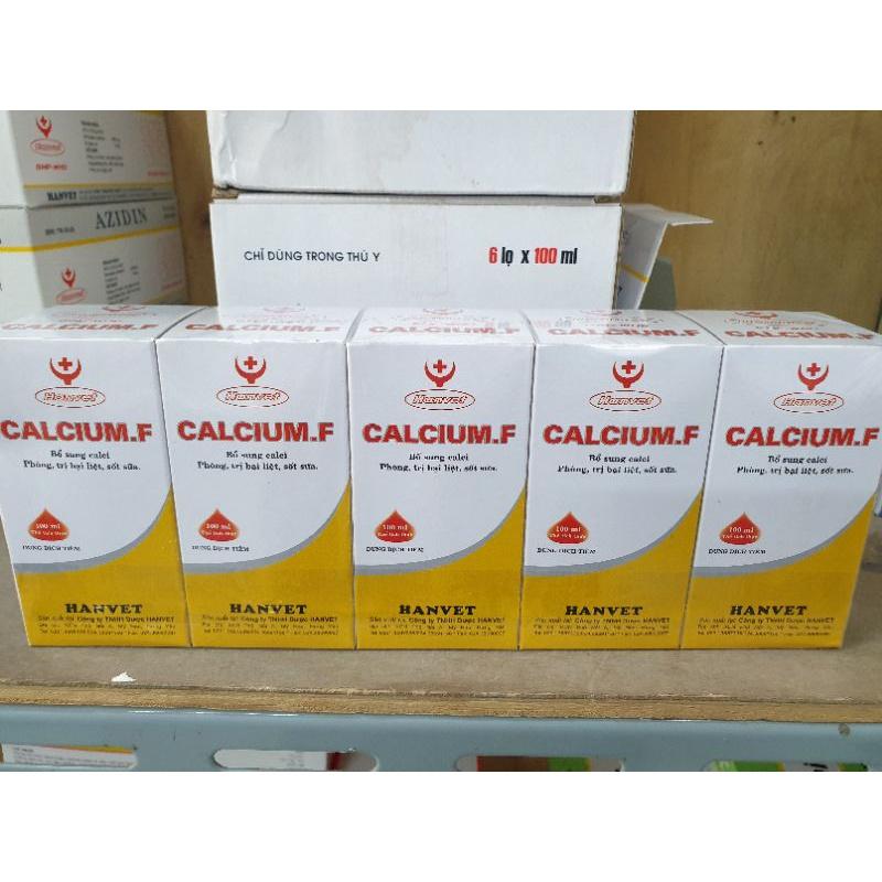 Sỉ 5 lọ bổ xung canciumf 100 ml cho vật nuôi