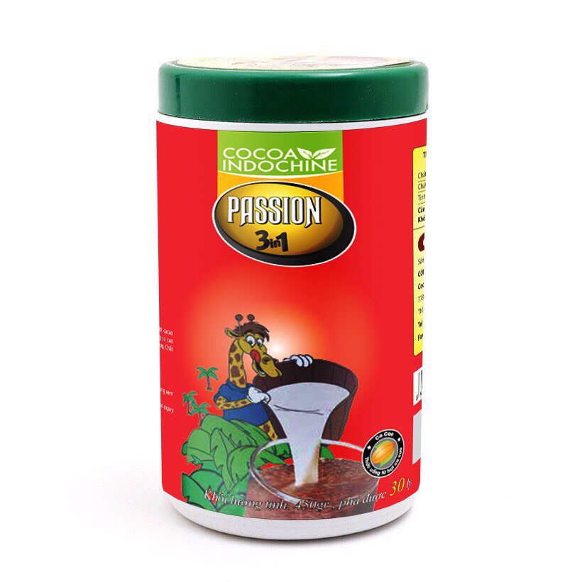 Bột Cacao sữa hoà tan Passion 3 In 1