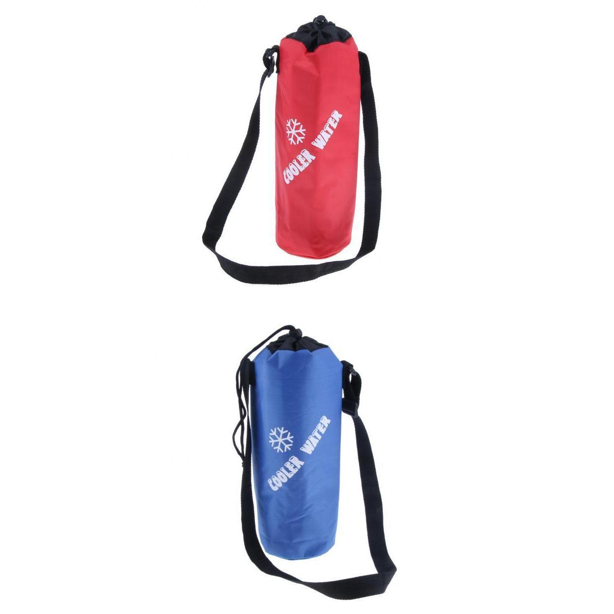 2pcs Protable Insulated Water Drink Bottle Cooler Carrier Cover Sleeve Tote Bag Pouch Holder for Women Men Biker Travel Cycling Climbing Sports
