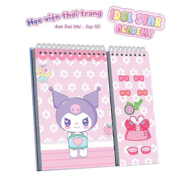 Sách - Sticker Thời Trang Happy Fashion Show Học Viện Thời Trang Cho Bé Thỏa Sức Sáng Tạo - ABBOOKS