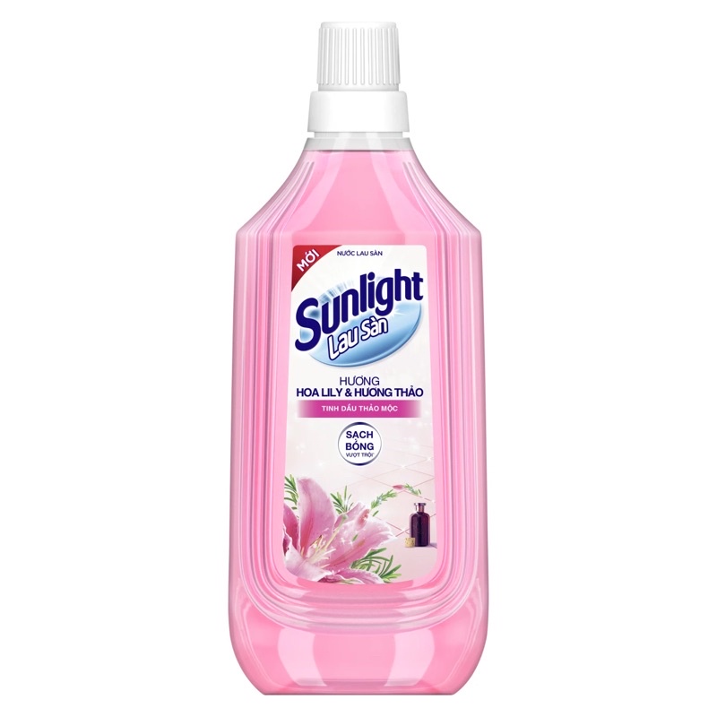 Nước Lau Sàn SUNLIGHT Tinh Dầu Thảo Mộc Chai 1Kg