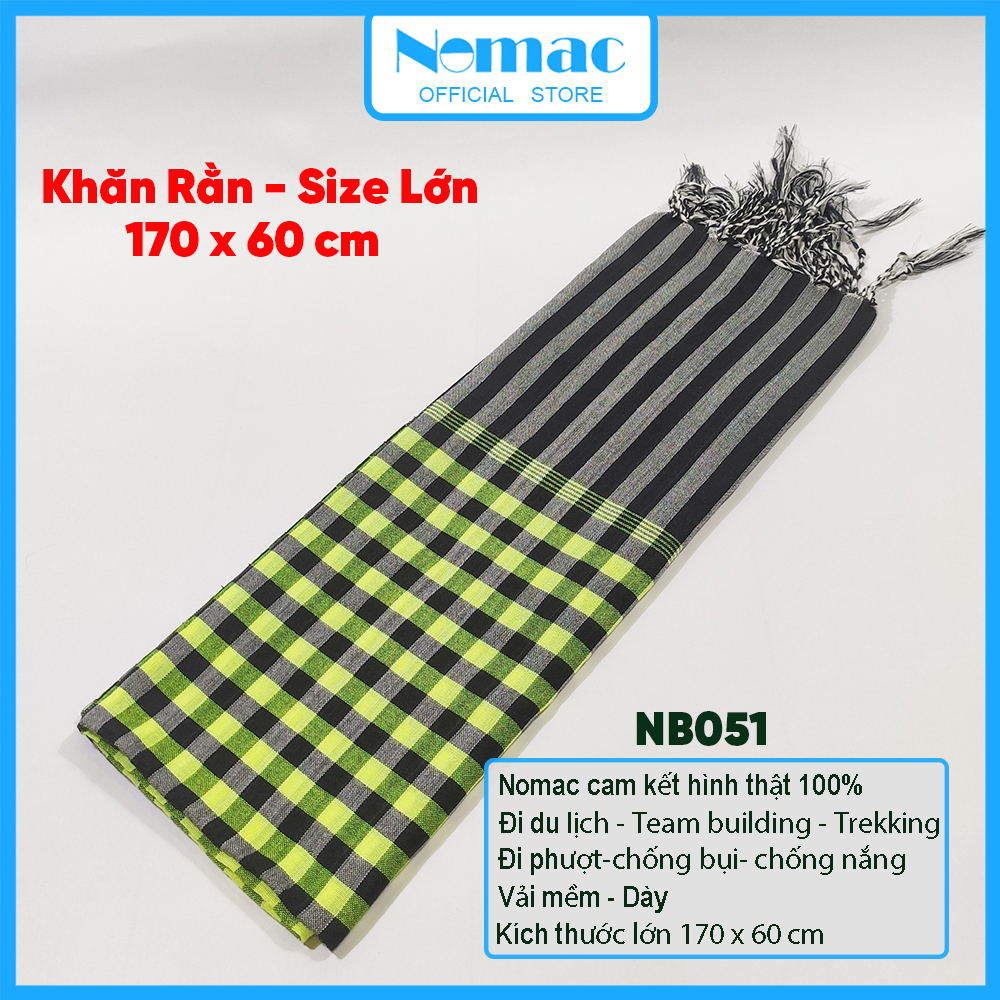 Khăn Rằn Nam Bộ cao cấp (Vải cotton Loại 1) / Khăn đi phượt thời trang nam nữ/ Mã N01, N47, N51, N52, N54, N55