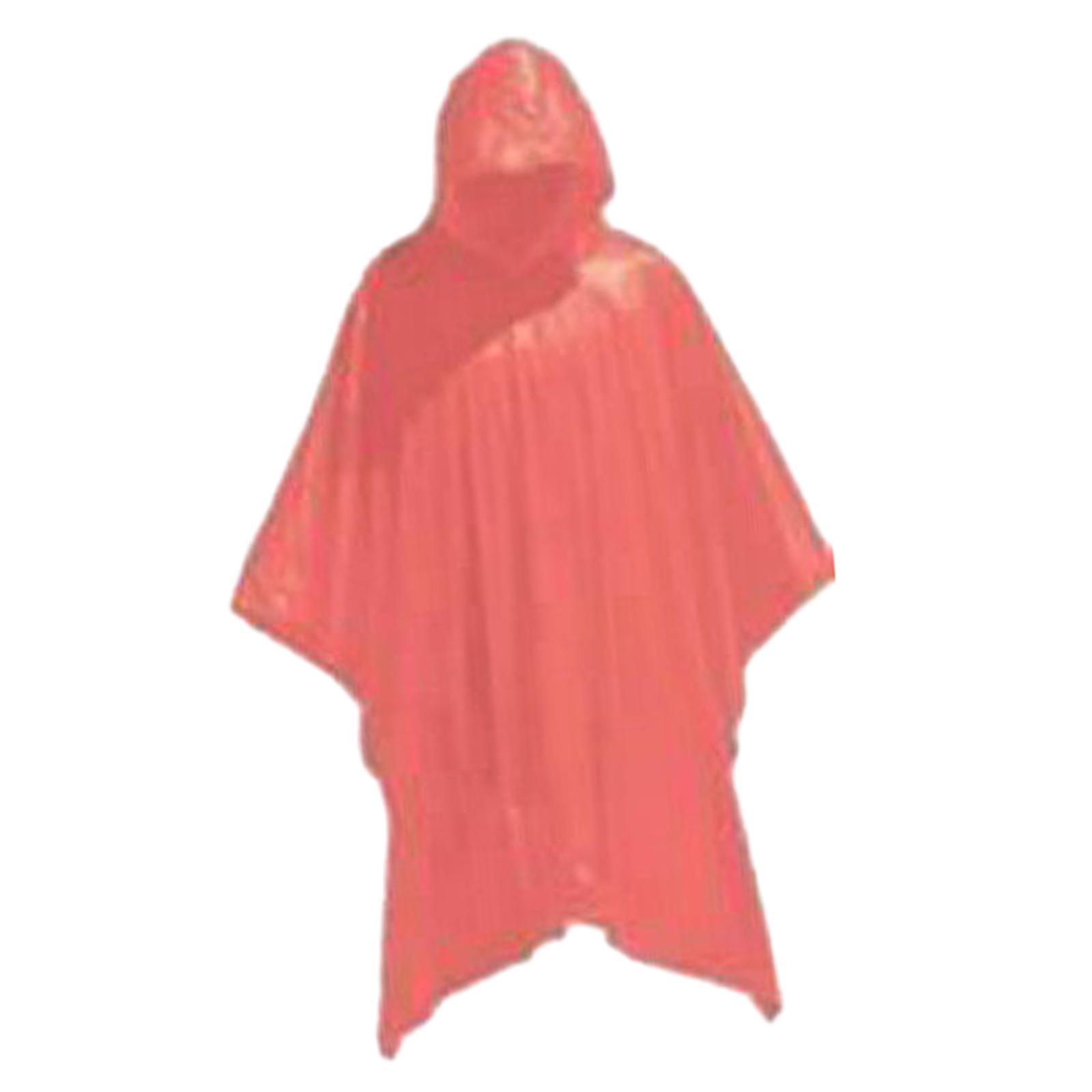 Clear Rain Ponchos with Hood Rain Jacket, Breathable ,Long Raincoat Emergency Ponchos for Sporting Event Outdoor Activities Adult