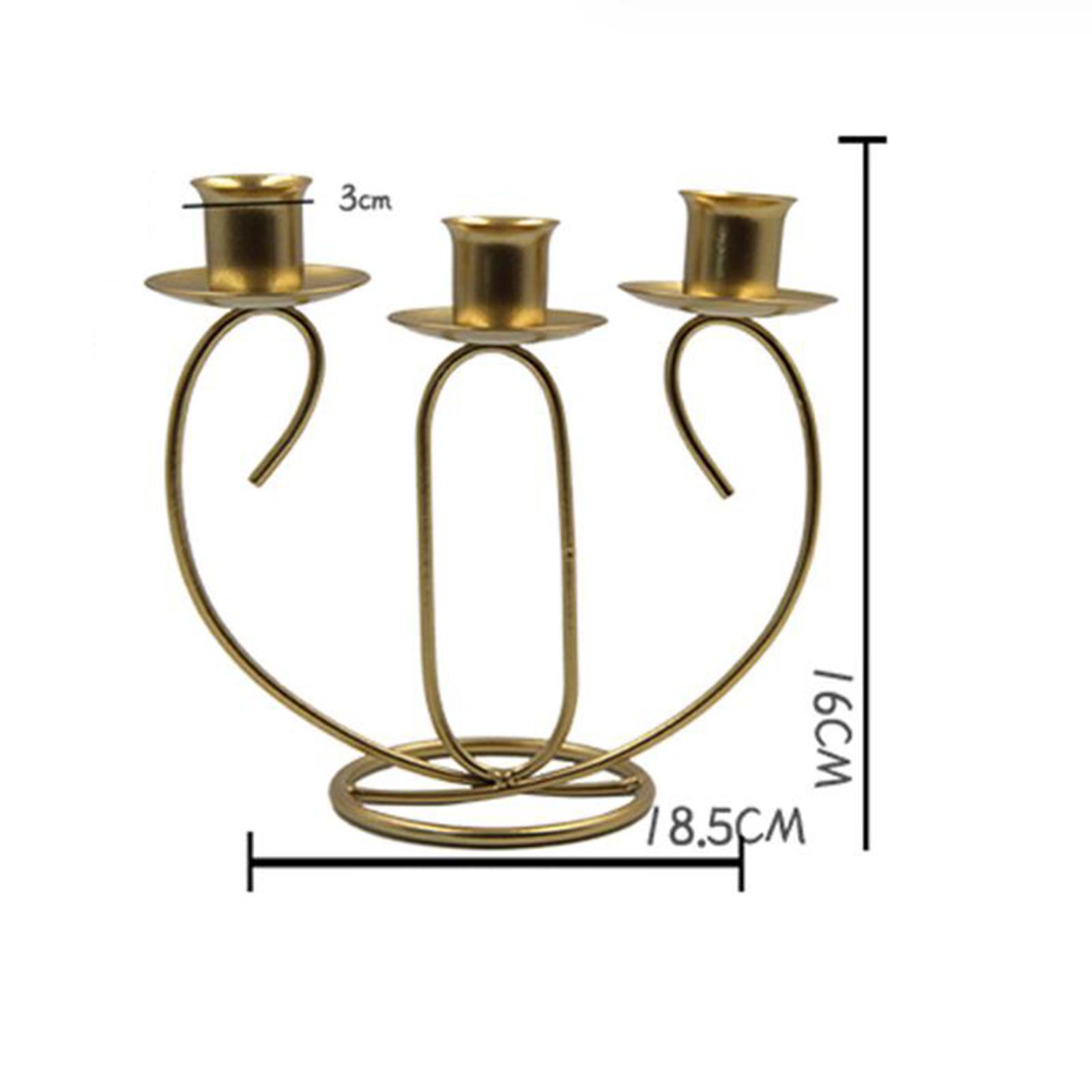 Tealight Candles Holder Candelabras Farmhouse Home Candles Stand Metal Candlestick for Prayer Candles Dining Room Housewarming Taper Candles