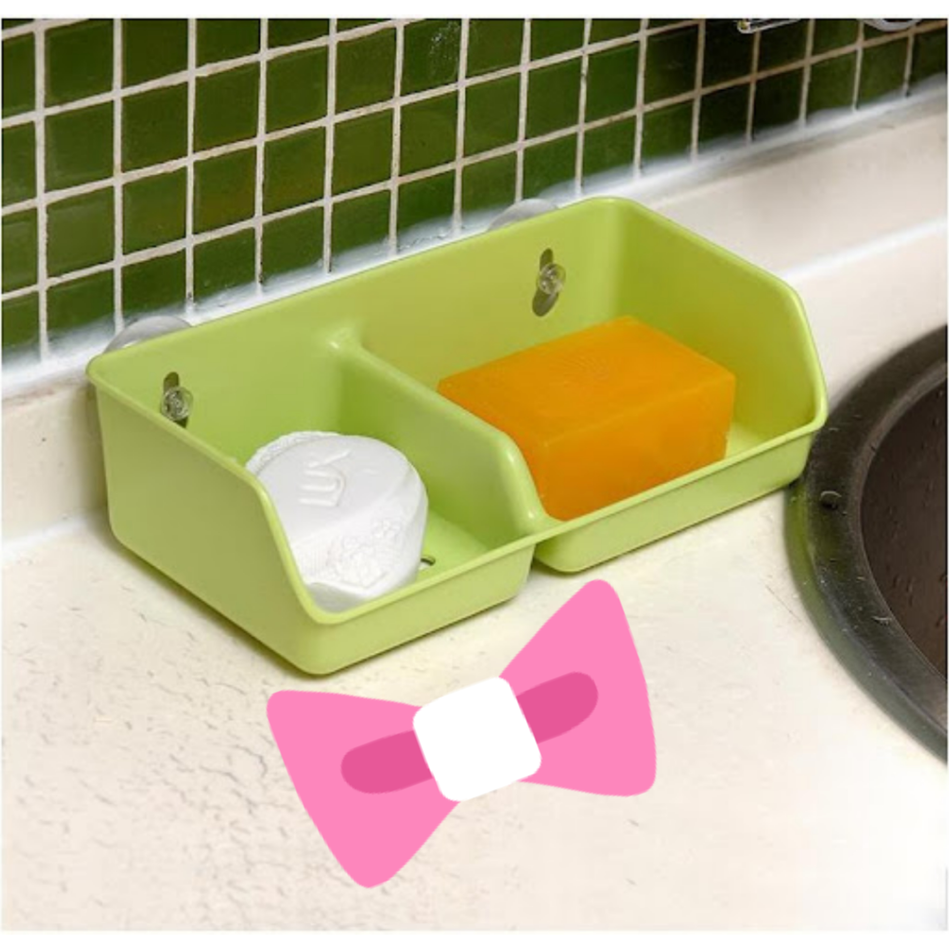 Giá để nước rửa bát 2 ngăn nội địa Nhật Bản