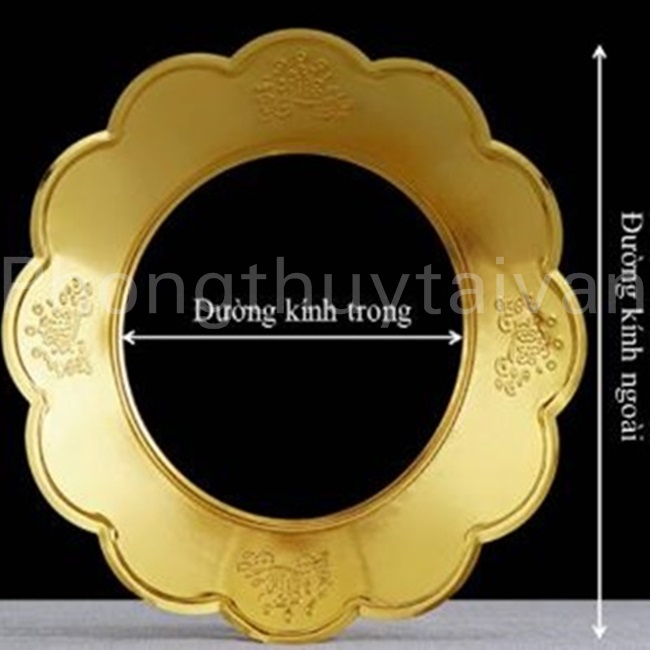 Vĩ hoa lư hương hứng tàn nhang 15cm, 18cm, 21cm, 24cm, 27cm - thờ cúng