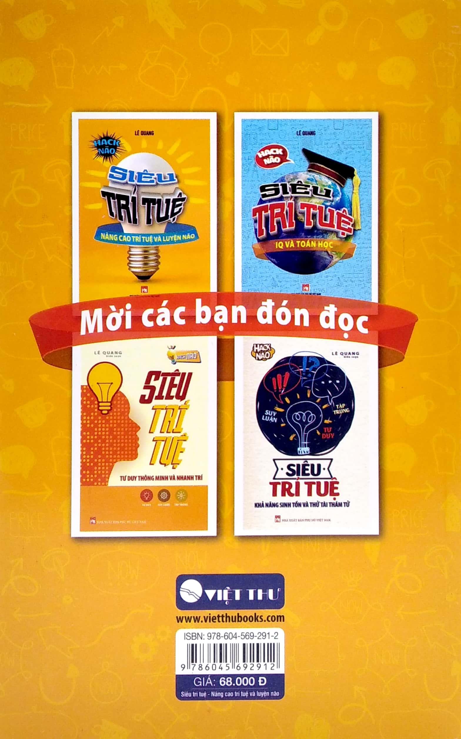 Bộ Sách Siêu Trí Tuệ: Nâng Cao Trí Tuê Và Luyện Não + IQ Và Toán Học