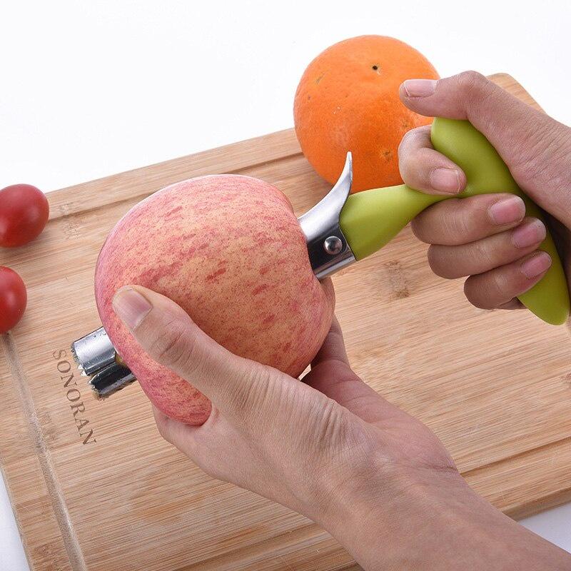 Core Remover Kitchen Tools Gadgets Open Close Type Stainless Steel Apple Core Remover Multi Purpose Fruit Core Extractor