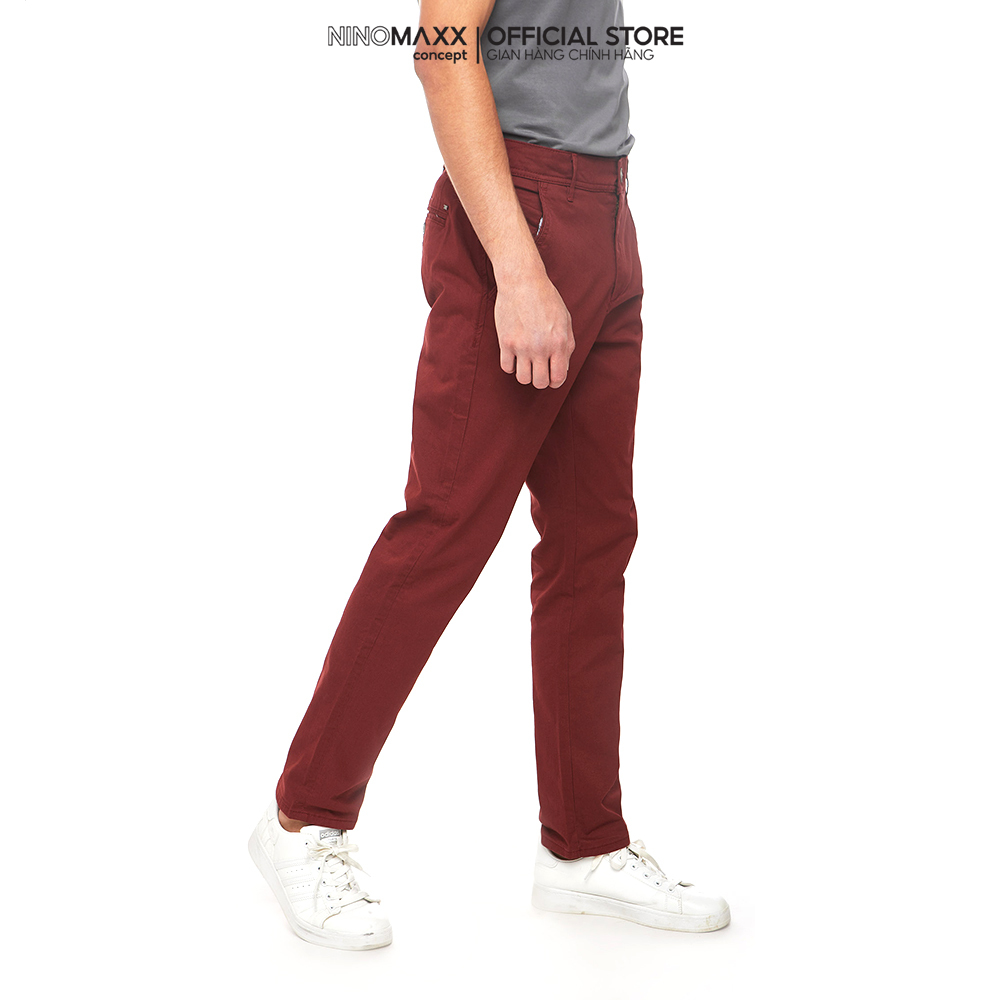 NINOMAXX Quần Khaki Nam dài dáng slim fit cotton 1905098