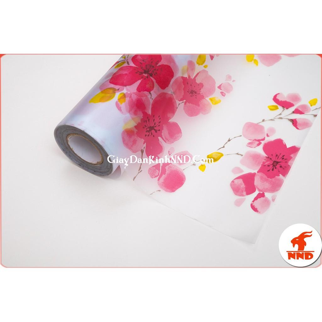 Giấy Decal Dán Kính Trang Trí Hoa Văn Mã A02