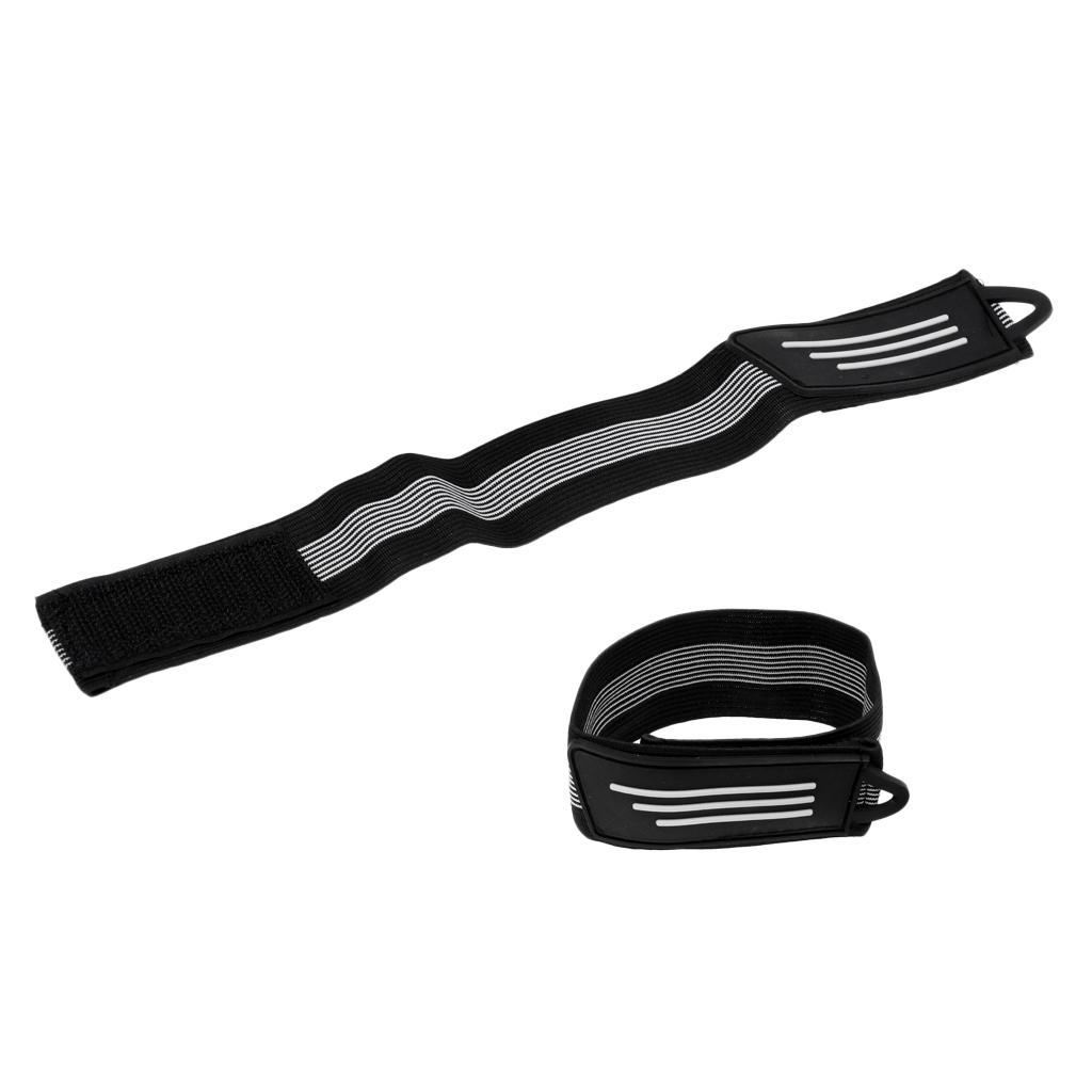 3-20pack Ankle Leg Strap Cycling Bike Riding Pants Band Leg Strap Black