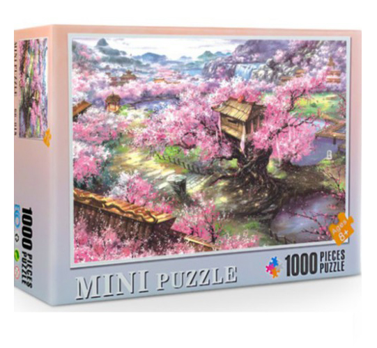 Tranh Ghép 1000 Mảnh Giấy Mini/Jigsaw Puzzle 1000 Pieces/Puzzle 1000 Mini/Bộ Xếp Hình Mini/Tranh Xếp Hình1000 Mảnh/Tranh Xếp Hình Cho Bé Từ 7 Tuổi/Tranh Anime/Tranh Xếp Hình Phong Cảnh