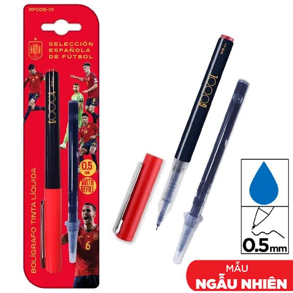 Bút Mực La Roja 0.5 mm Kèm Ruột Bút Thay Thế - MP RF006-01 (Màu Thân Bút Giao Ngẫu Nhiên)