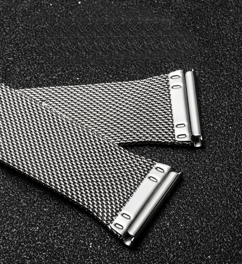 ROGTZ Dây Đồng Hồ Thép Lưới Mesh Dòng Cao Cấp bền, Chống Gỉ, Chống Oxy Hóa, Chống Phai Màu - Hàng Nhập Khẩu