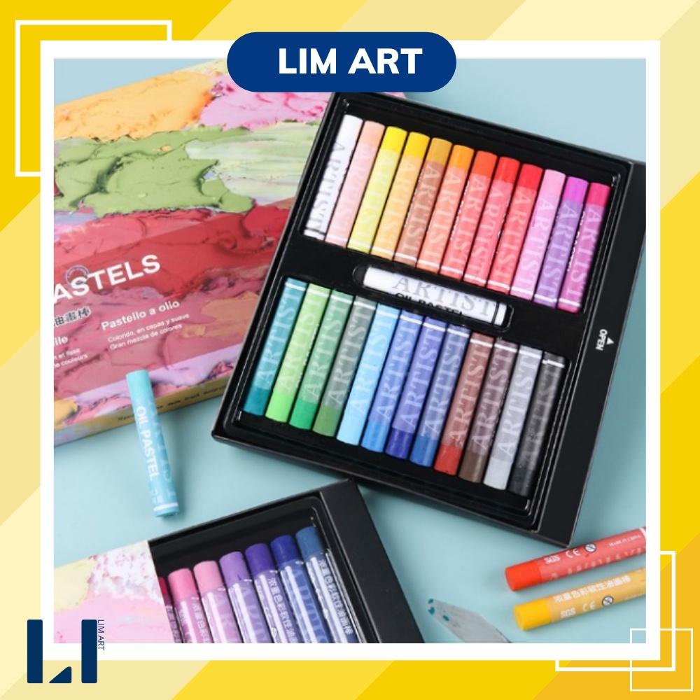 Màu sáp dầu Giorgione 12/24 màu soft oil pastels vẽ tranh chuyên nghiệp