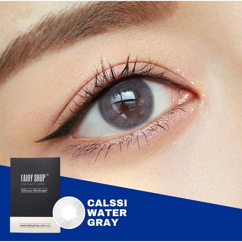 Kính áp tròng Calssi Water Gray 14.0mm - FAIRY SHOP CONTACT LENS độ 0 đến 8 Silicone Hydrogel Lens Cho Mắt Thở