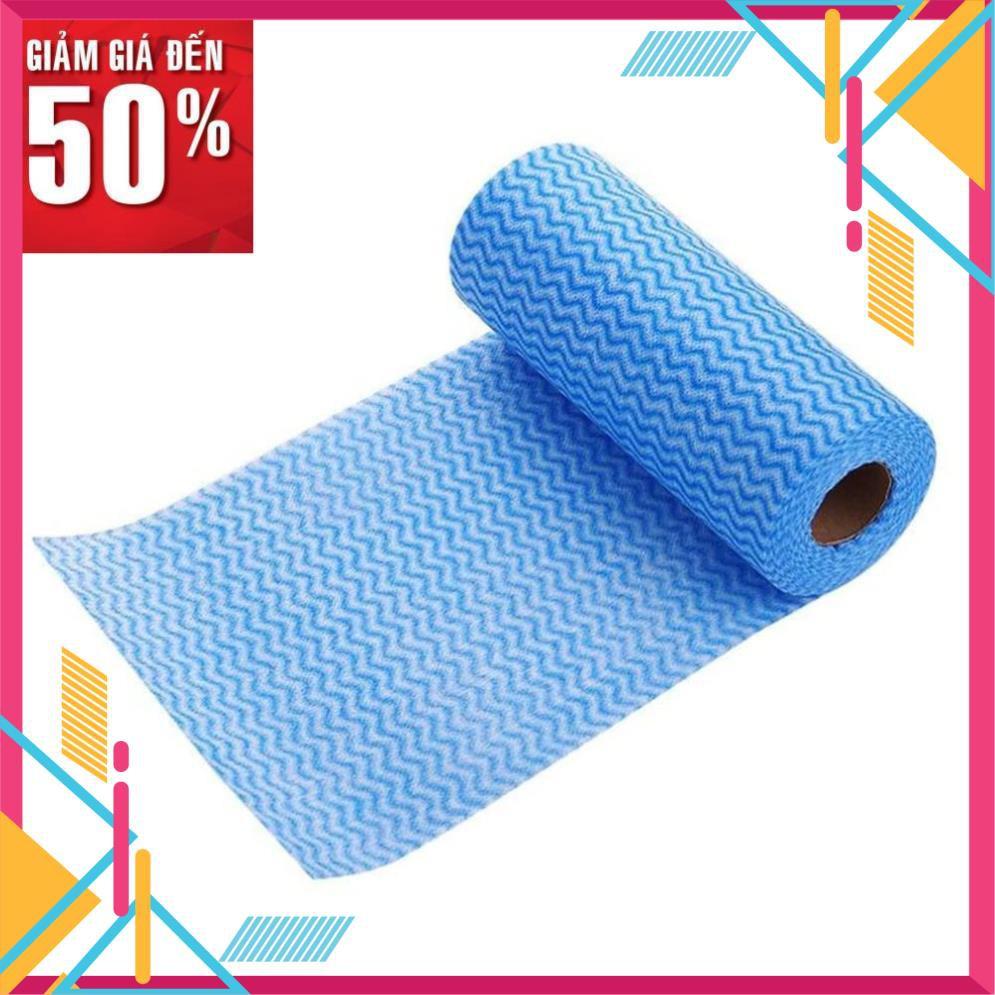 Khăn giấy lau đa năng bằng vải khô không dệt cho phòng nhà bếp tay giầy siêu sạch tiện dụng 50 tờ