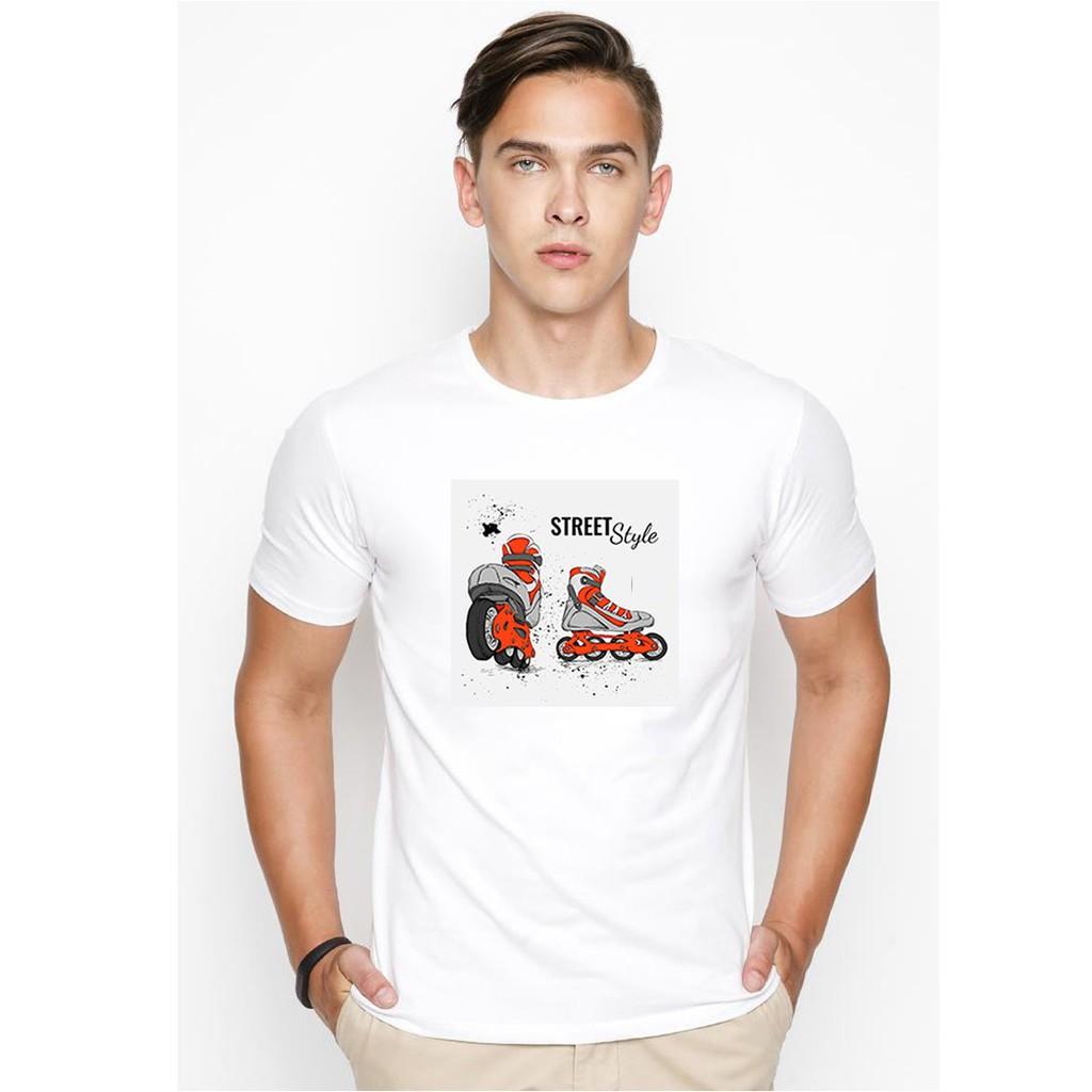 Áo thun nam in hình street style vải dày mịn TEE19S52