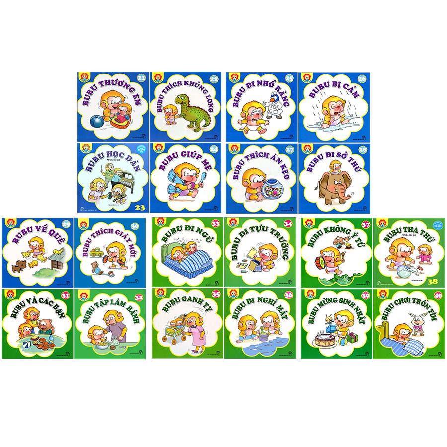 Combo Bé Học Lễ Giáo - Bubu (Tập 21 Đến Tập 40)