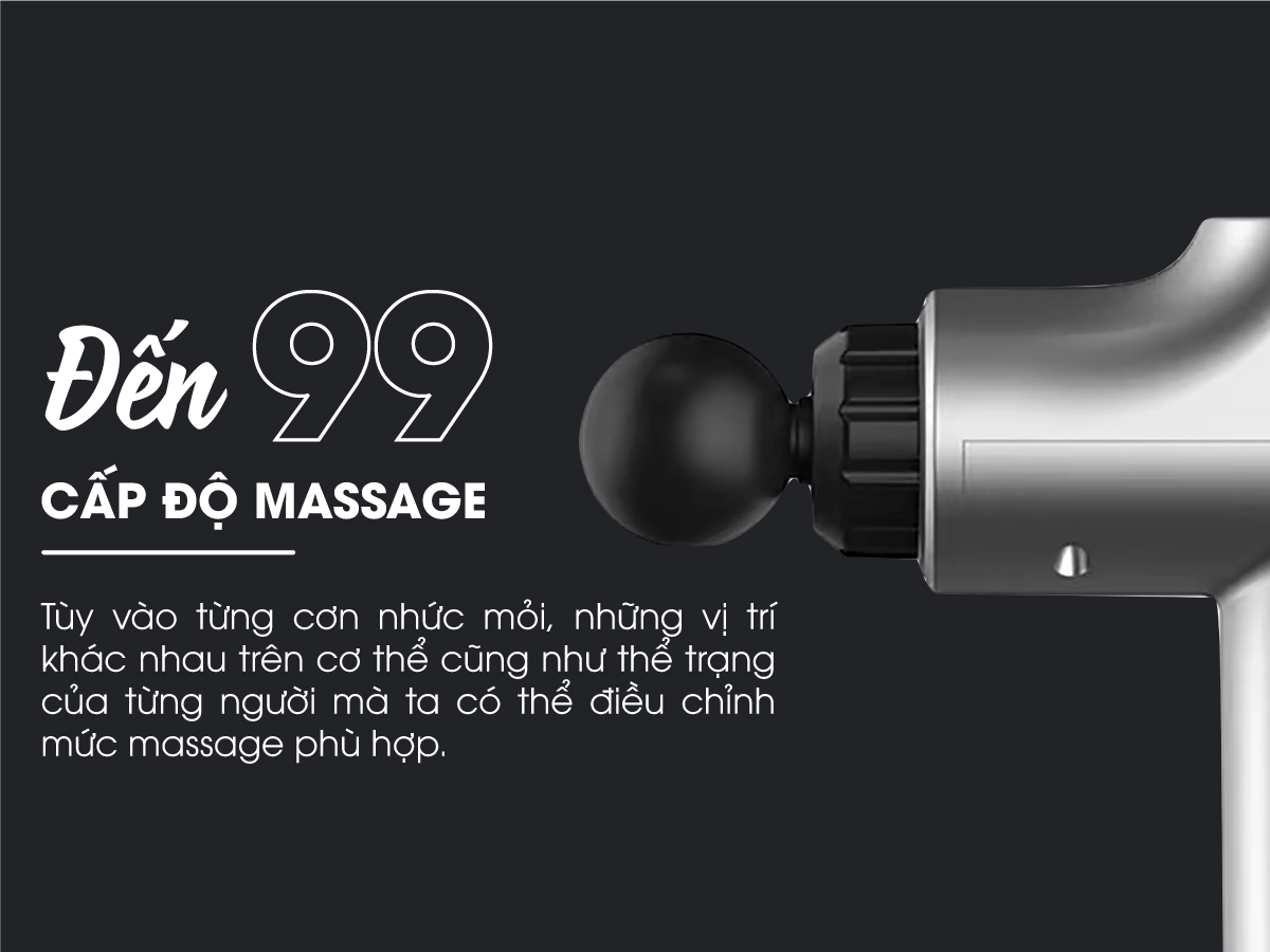 Máy massage cầm tay Panworld PW-3013 99 cấp độ - Hàng chính hãng