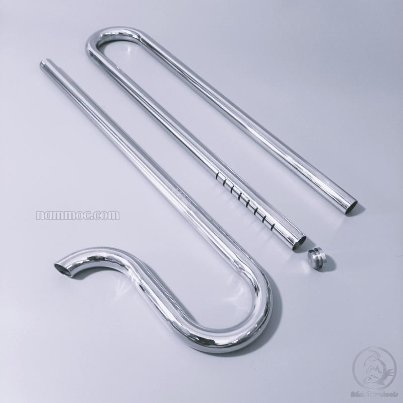 Bộ In-Out Inox F19 MAD | Inout inox Sáng Bóng - Dùng Cho Lọc Thùng HW-3000 | HW 704A | HW-304A | ATMAN AT-3338S AT-3339S