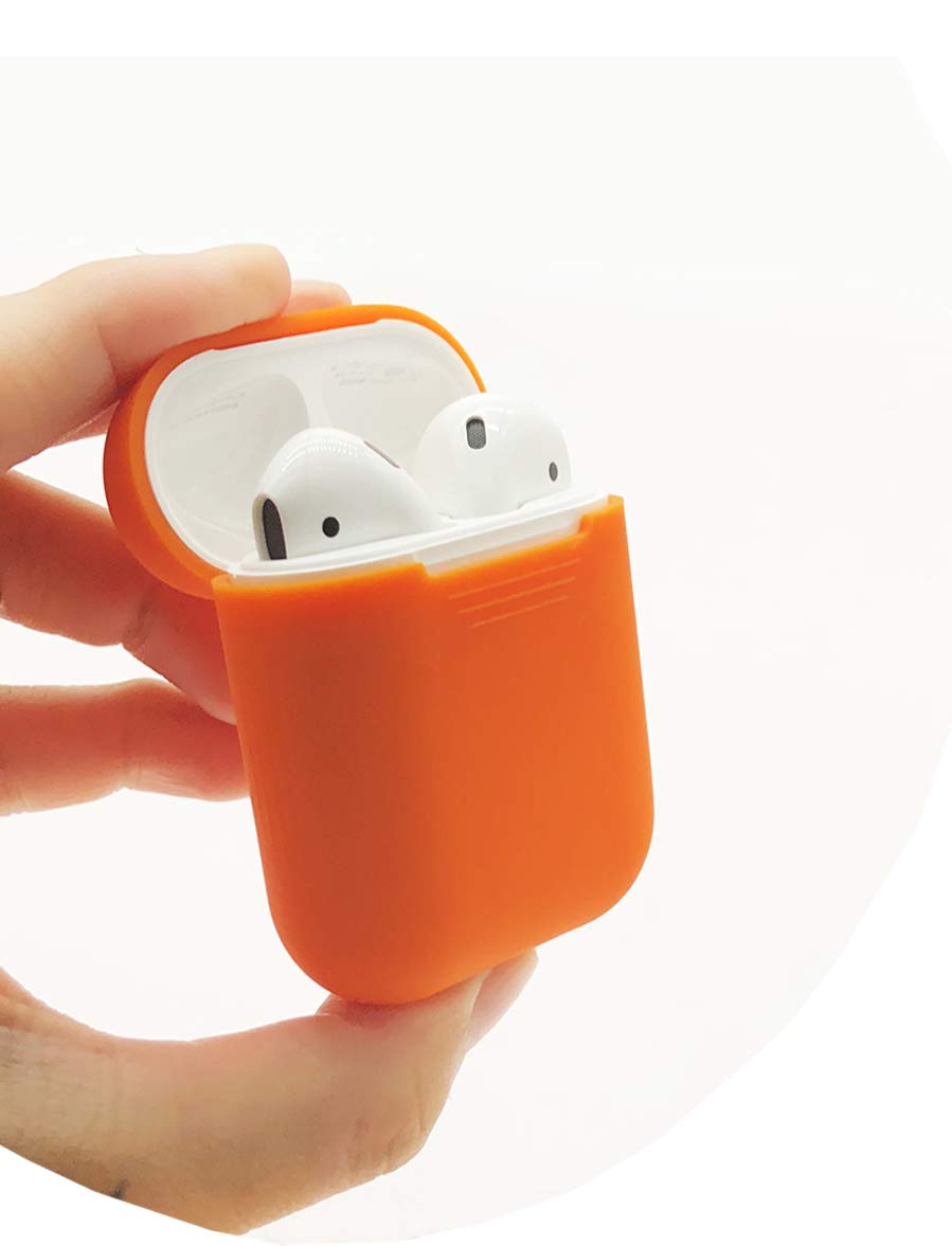 Bao case silicon cho tai nghe Apple Airpods / Earpods hiệu Hotcase (siêu mỏng, bảo vệ toàn diện, chống trầy, chống bụi) - Hàng chính hãng