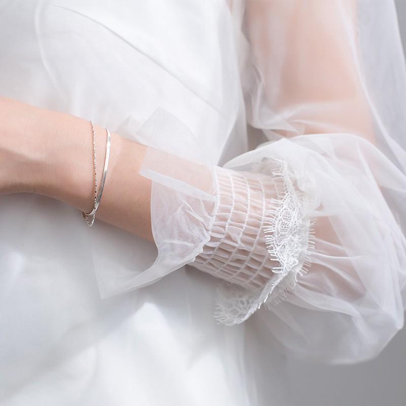 Vòng tay bạc Ý s925 hai lớp S2927 - AROCH Jewelry