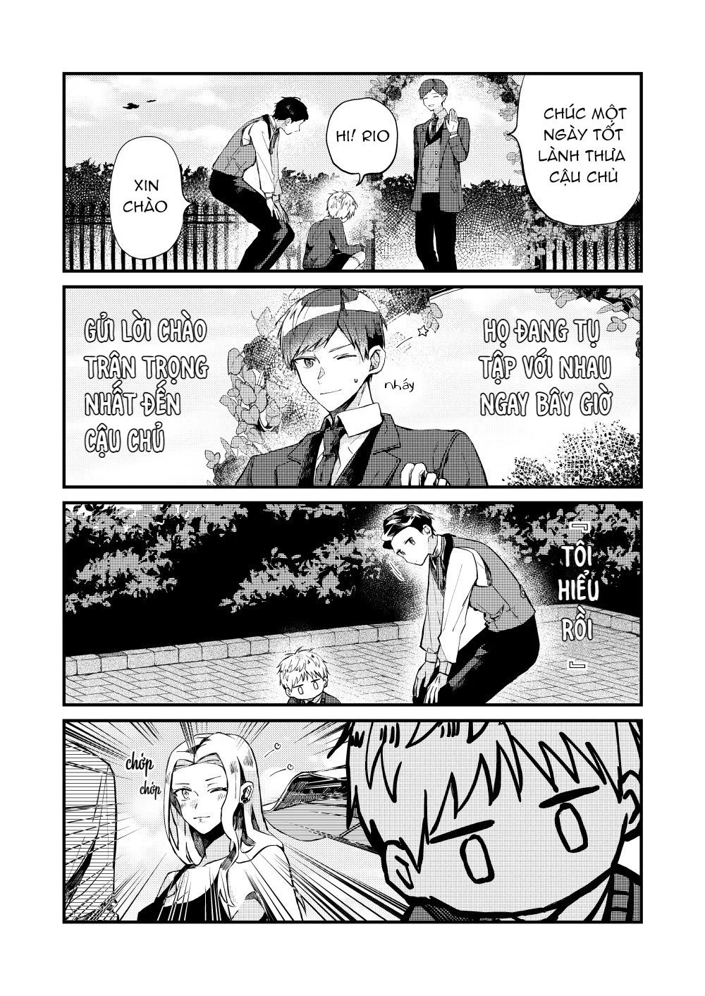 nhóc tóc vàng và chàng quản gia người nhật chapter 2.3 8