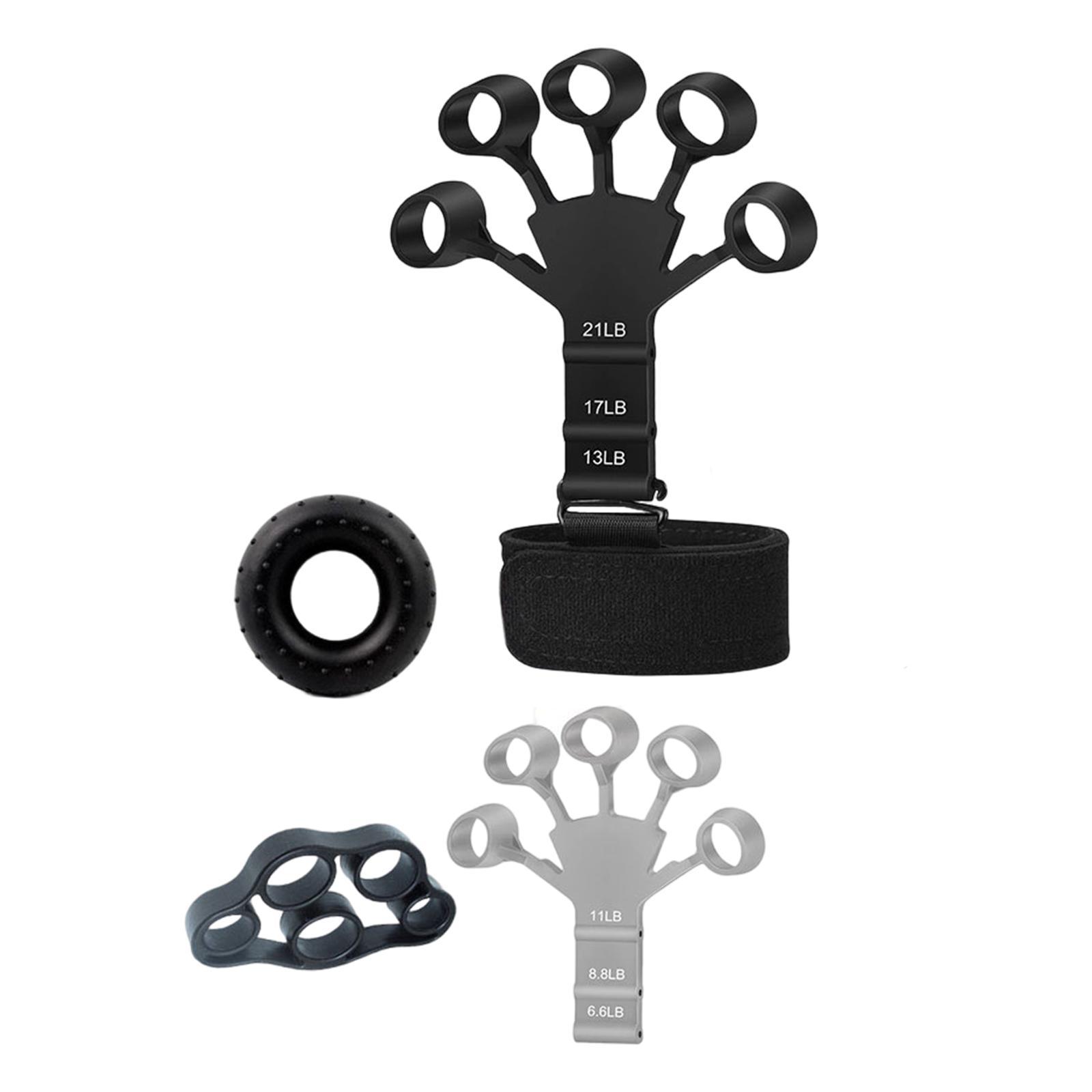 Hand Grip Strengthener Set Hand Grip Trainer 3Pcs Finger Exerciser Stretcher