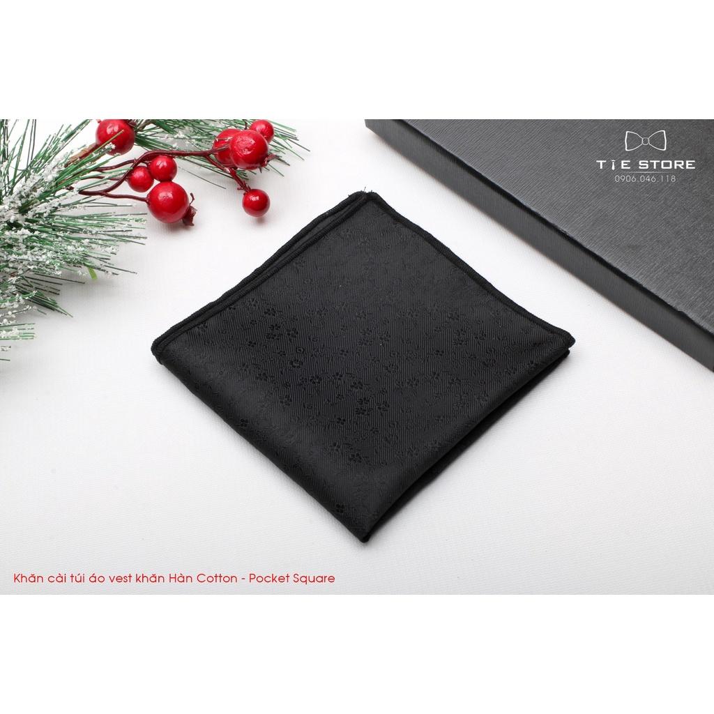 Khăn Cài Túi Áo Vest - Pocket Square, phụ kiện lịch lãm, nhiều mẫu, chấm bi