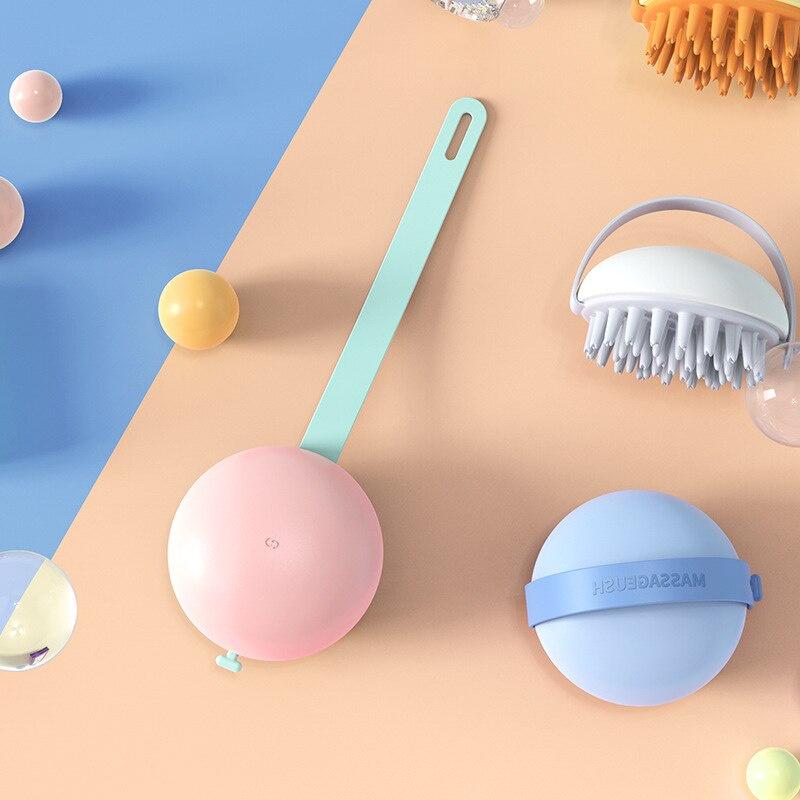 1pcs Hair Washing Comb Silicone Head Massage Brush Body Shampoo Scalp Massage Brush Comb Hair Washing Comb Shower Bath Brush