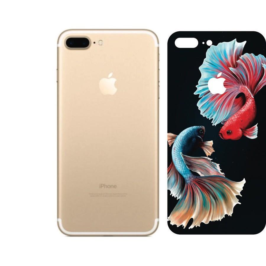 Miếng Dán Skin 3D mặt lưng dành cho điện thoại iphone 7 / 7plus/ 8 / 8plus/ chống trầy xước, hình ảnh 3D sắt nét