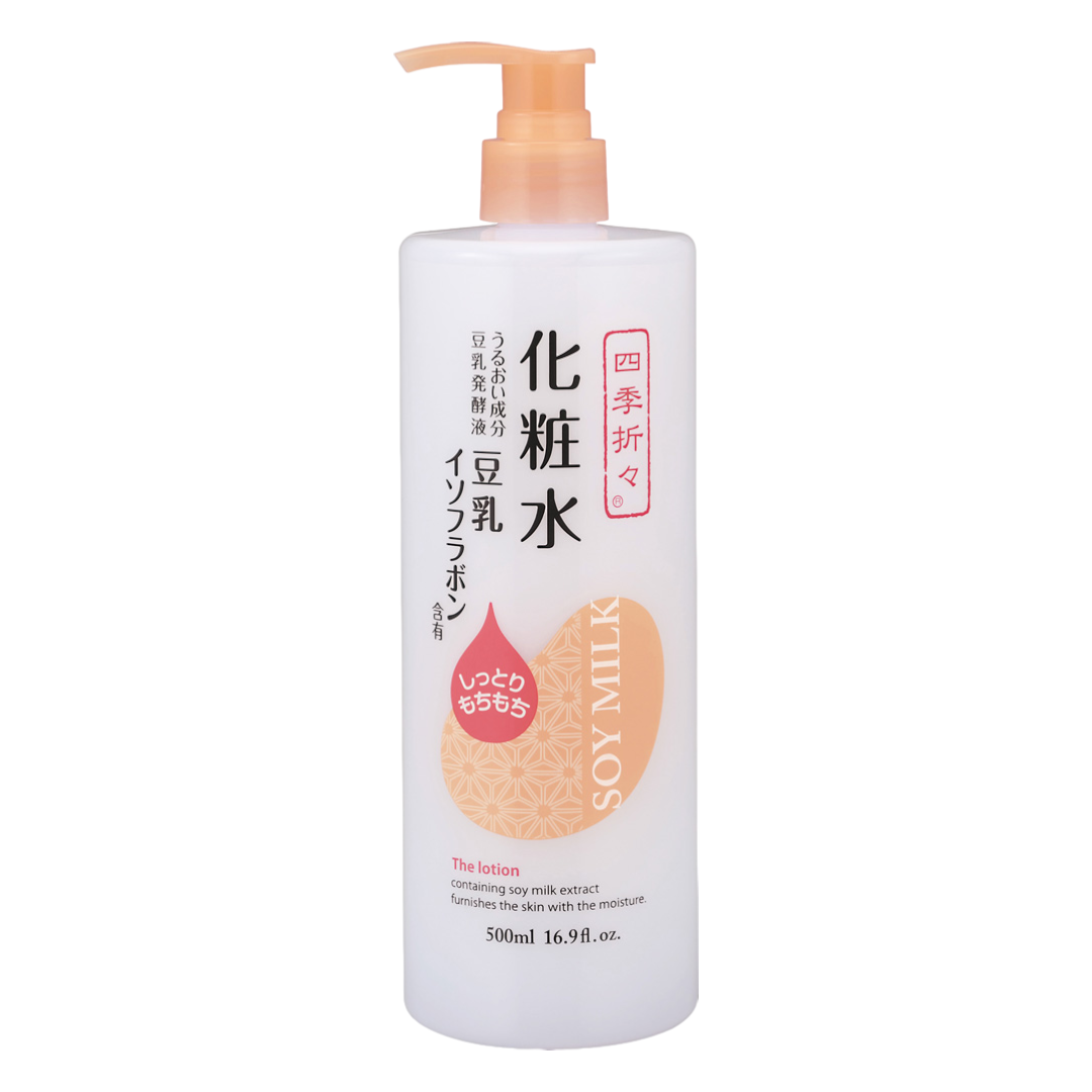 Lotion Cấp Ẩm Và Dưỡng Trắng Da Shikioriori Soy Milk Lotion Chiết Xuất Đậu Nành 500mL