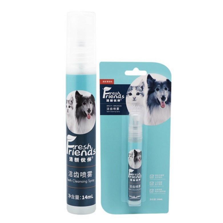Xịt Thơm Miệng FRESH FRIENDS Cho Chó Mèo 14ml