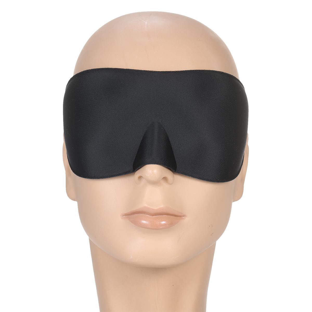 Comfotable Sleep Mask 3D Contoured Total Blackout Eye Mask Airplane Travel Eye Mask Breathable Sleep Blindfold with