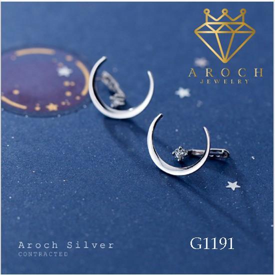 Khuyên tai bạc Ý s925 G1191 - AROCH Jewelry