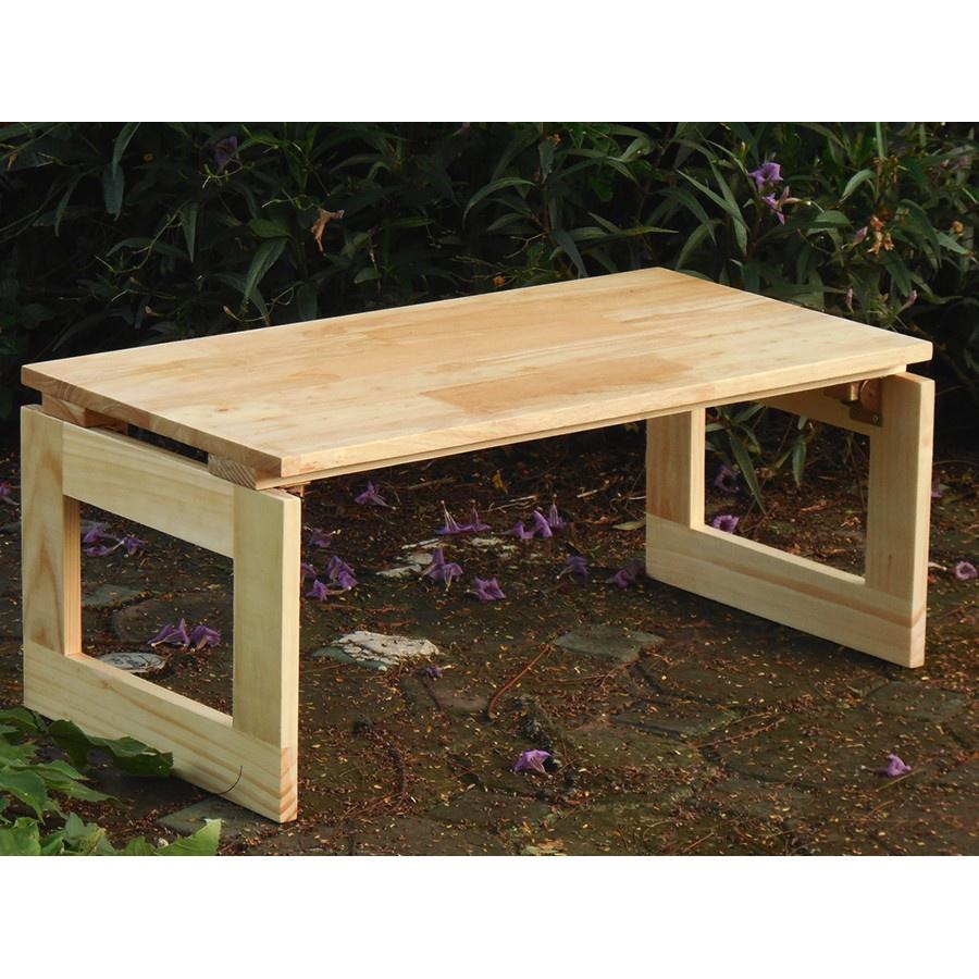 Bàn Trà Sofa Kiểu Dáng Nhật Bản Màu Gỗ Phối Trắng Độc Đáo