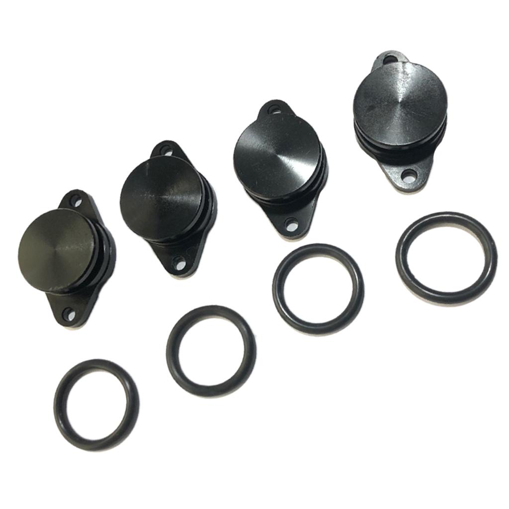 4pcs 33mm Swirl Flap Blanking Bungs Kit for BMW E60 E61 E90