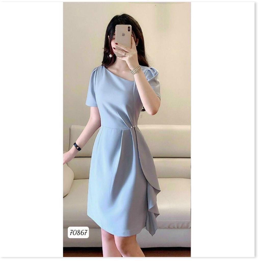 ĐẦM UMI ĐÍNH CƯỜM,THIẾT KẾ HỌA TIẾT TRƠN NHƯNG KHÔNG KÉM PHẦN SANG TRỌNG THỜI TRANG VINA 1HIT FASHION