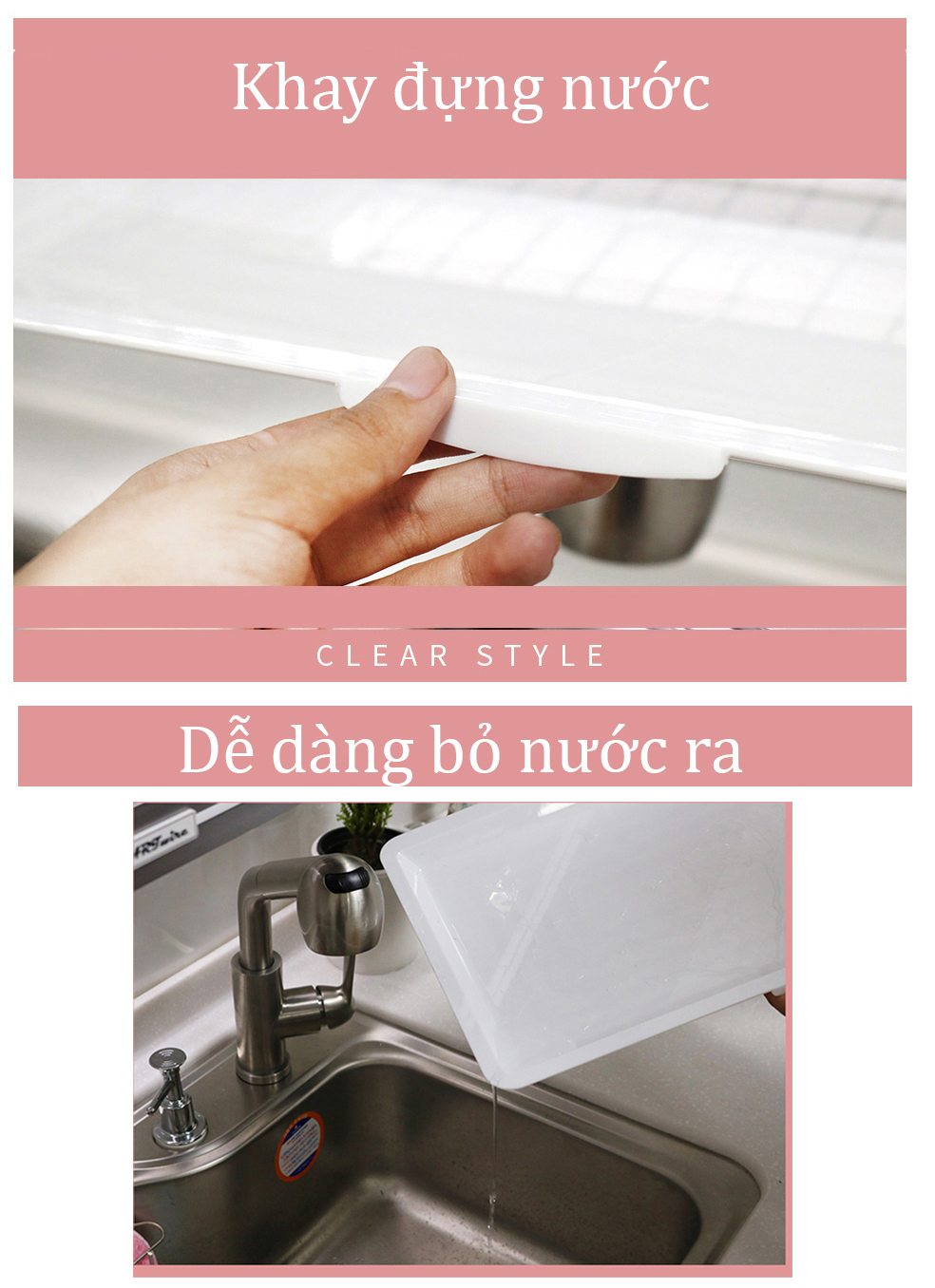 Kệ chén, kệ bát, kệ treo tủ bếp, kệ chén treo 1 tầng, kệ đựng bát Inox 304  - Treo Tường