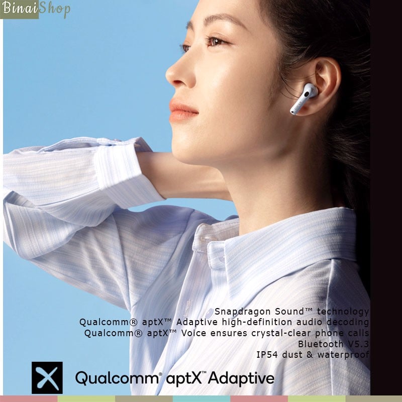 Edifier Lolli3 - Tai Nghe Bluetooth True Wireless, Qualcomm AptX, Snapdragon Sound , Bluetooth V5.3, Nhận Cuộc Gọi, Chống Ồn Tốt. Hàng chính hãng