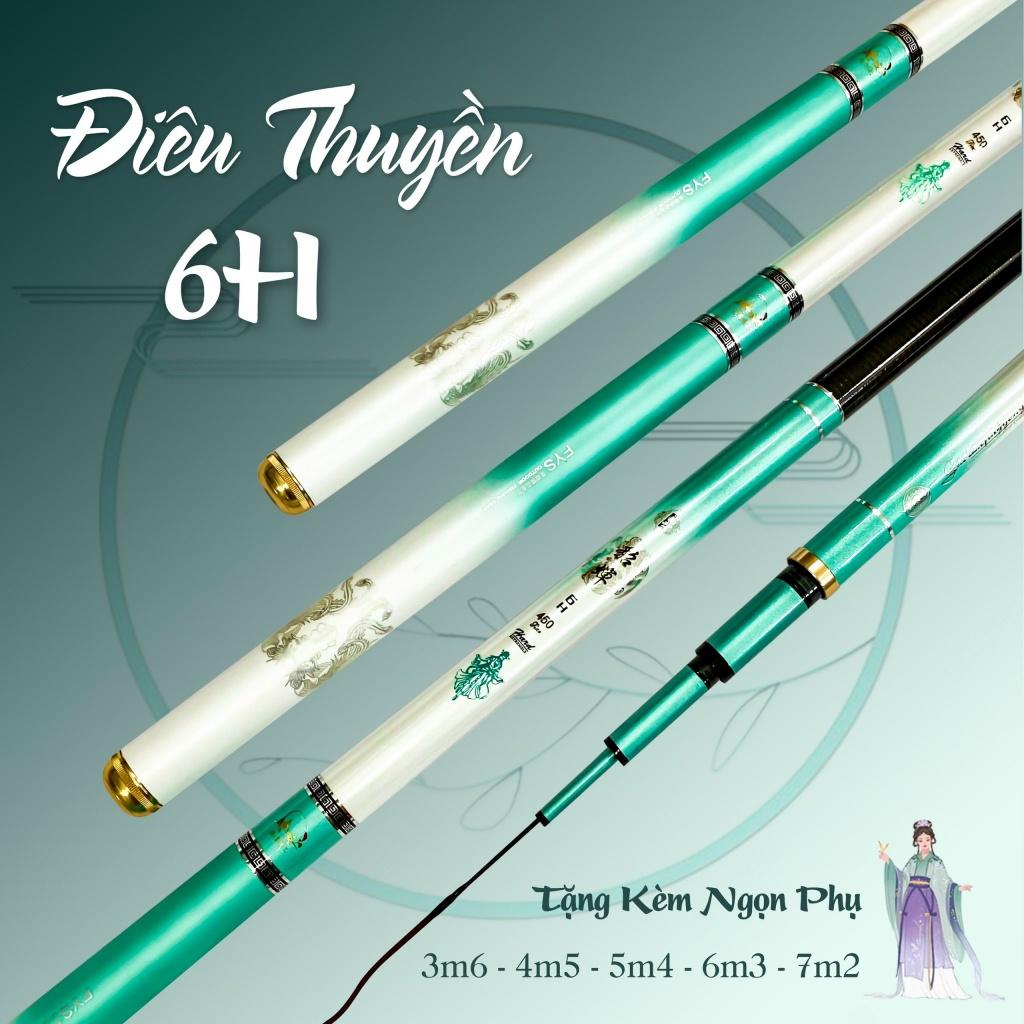 Cần câu tay Điêu Thuyền 6h - 19i tặng kèm đọt phụ AnhNam-Fishing