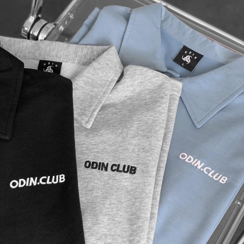 Áo Polo Oversize ODIN CLUB Signature, Áo phông có cổ oversize nam nữ, Local Brand ODIN CLUB