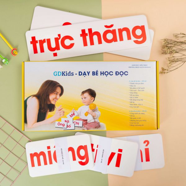 GDKids – Dạy Bé Học Đọc Glenn Doman (300 Thẻ Flashcards)