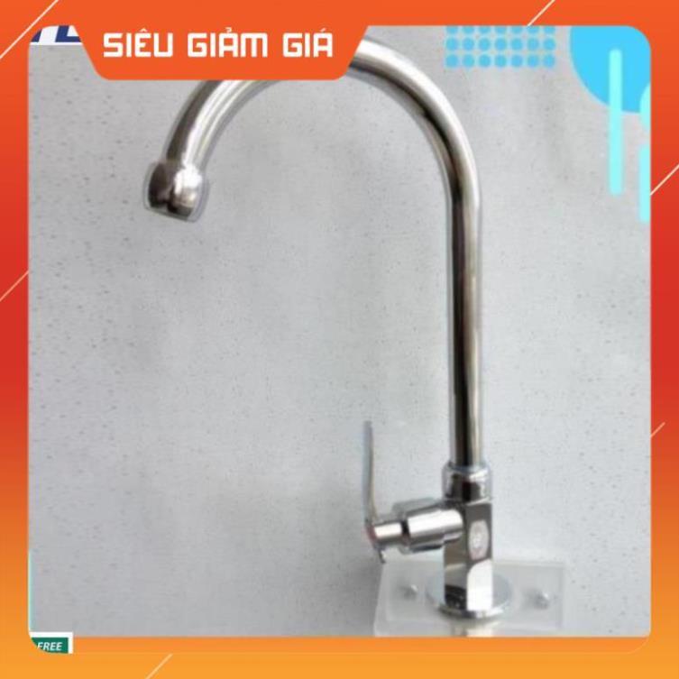 Vòi nước bằng thép không gỉ thiết kế hiện đại dành cho bồn rửa chén 206806