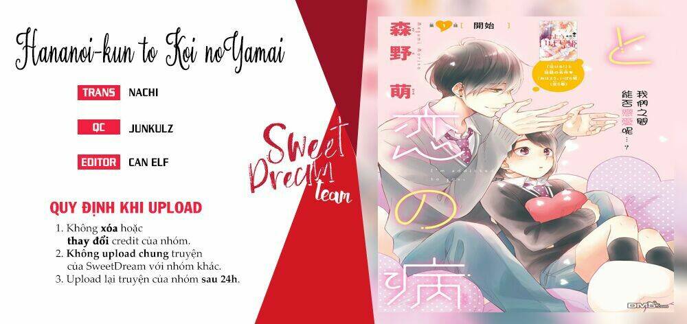 hananoi-kun và căn bệnh tình yêu chapter 8.1 1