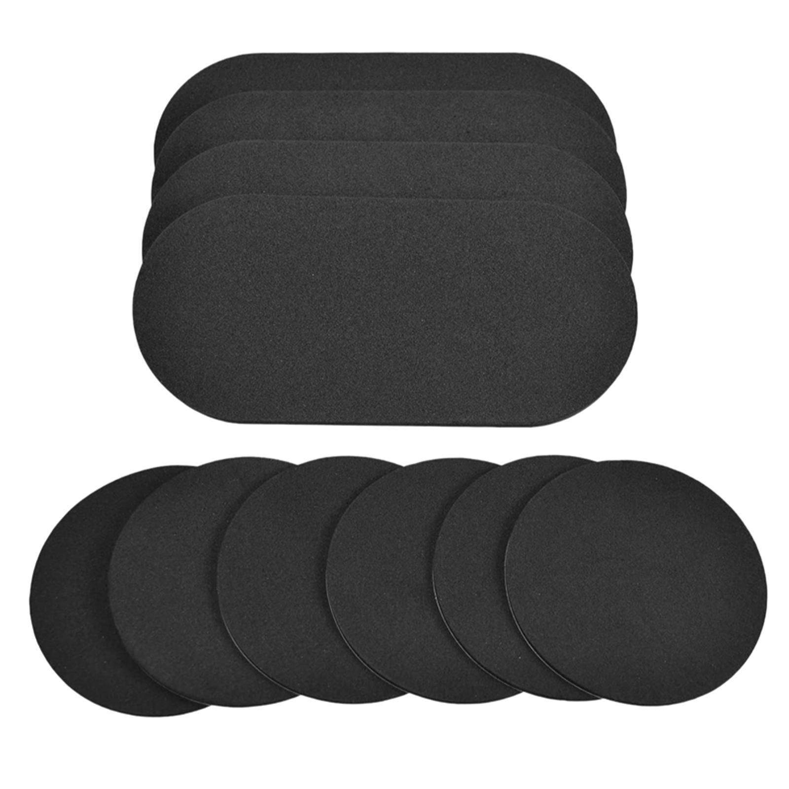 10 Pieces Bass Drum Patch Drumheads Protector Practice Drum Pads for Drum